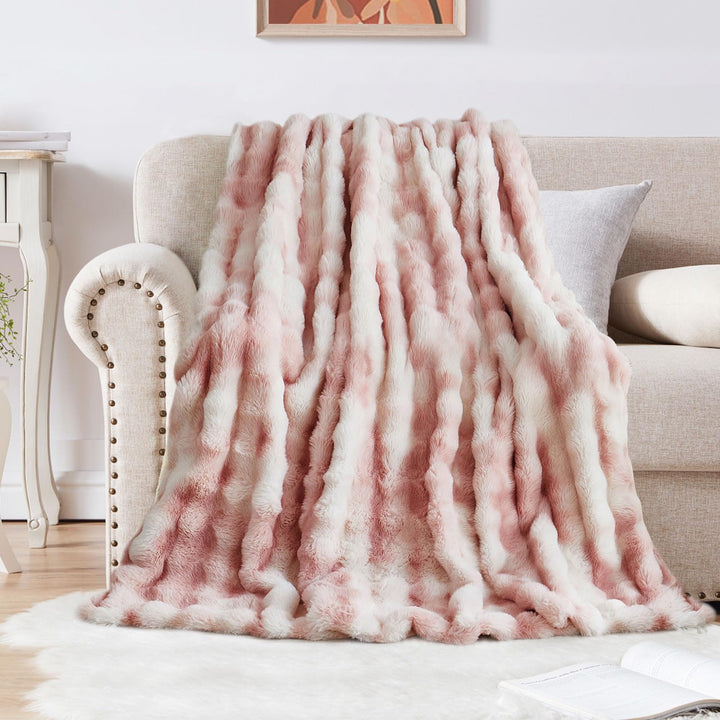 Kuscheldecke Kaninchen Plüsch Decke Super Soft Wohndecke Dick 1000 G/M² Flanell Decke Warme Überwurf