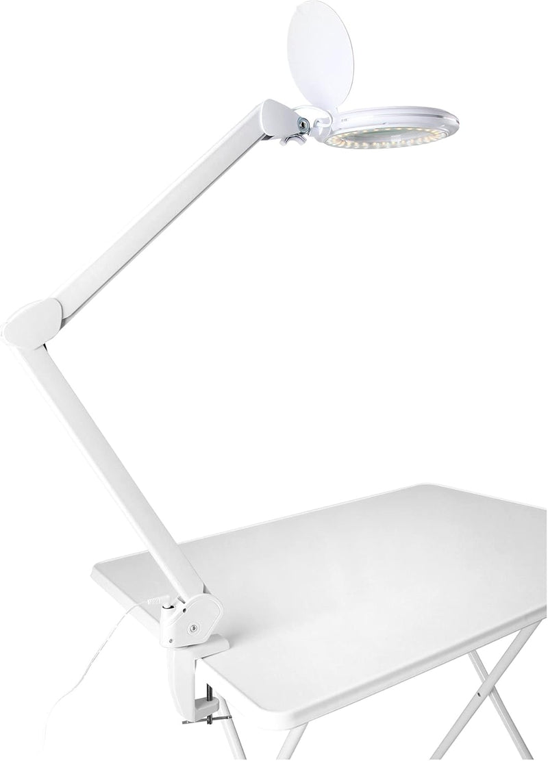 Showlite LL-6095D-Pro LED Lupenleuchte 9W 3/5 Dioptrien (Lupenlampe, dimmbar, 127 mm Linse, 60 SMD L