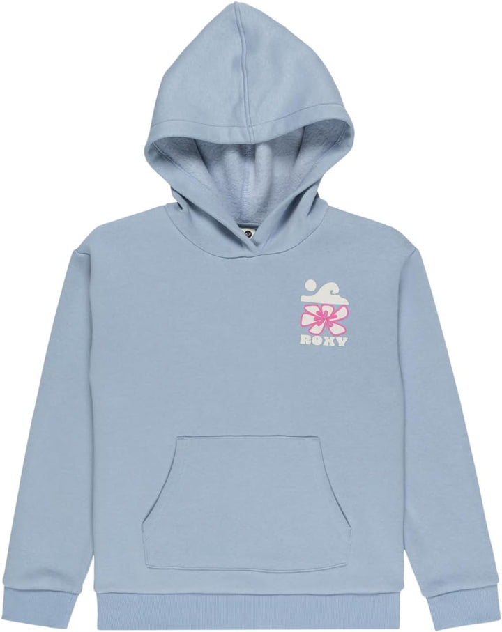 Roxy Mädchen Surf Feeling Hoodie Brushed Pullover Sweater 6 Jahre Blue Blizzard, 6 Jahre Blue Blizza