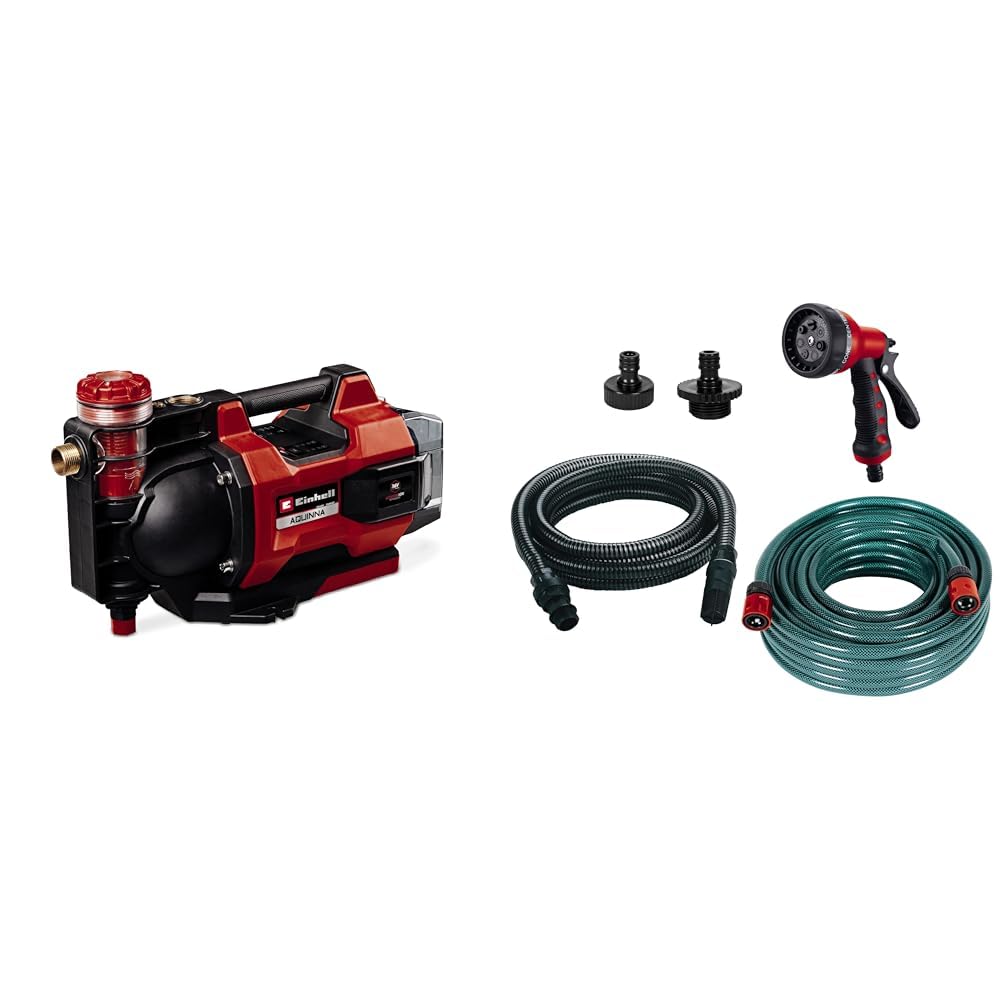 Einhell automatische Akku-Gartenpumpe AQUINNA 36/38 F LED AUTOMATIC Power X-Change (36 V, max. 3800