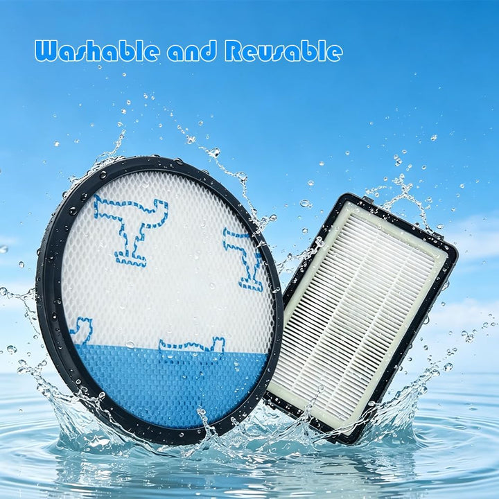 2 Sätze RO3731 Filter, Ersatzfilter für Rowenta Compact Power Silence Force Cyclonic Staubsauger RO3