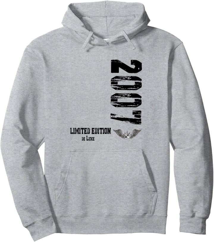 2007 Geburtsjahr, 2007 Limited Edition Geburtstag Pullover Hoodie