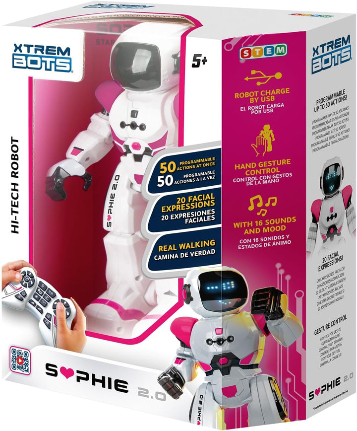 Xtrem Bots - Sophie | Roboter Kinder Ab 6 Jahre | Roboter Spielzeug Rosa | Roboters Programmierbar 5