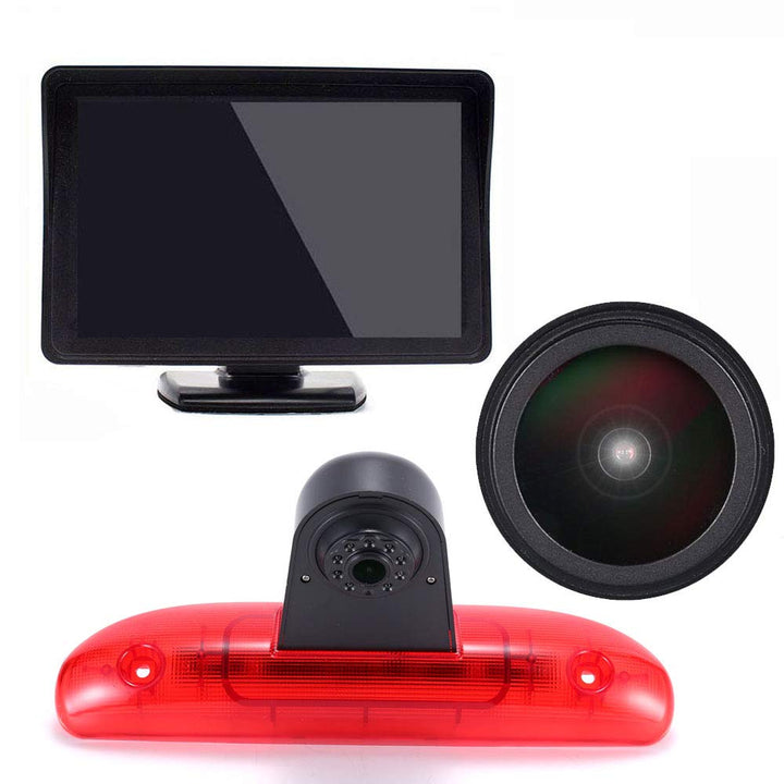 Mit 4.3 Zoll LCD Monitor, Super HD 1280p Auto Dritte Dach Top Mount Bremse Lampe Bremse Licht Rückan