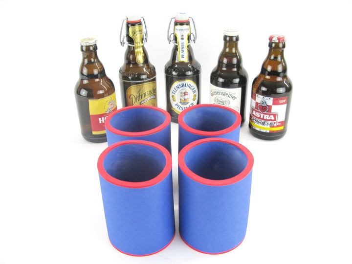 Flaschenkühler für alle genormten Bierflaschen aus bestem 5-6mm dicken Neopren für Beste Kühlung - Q