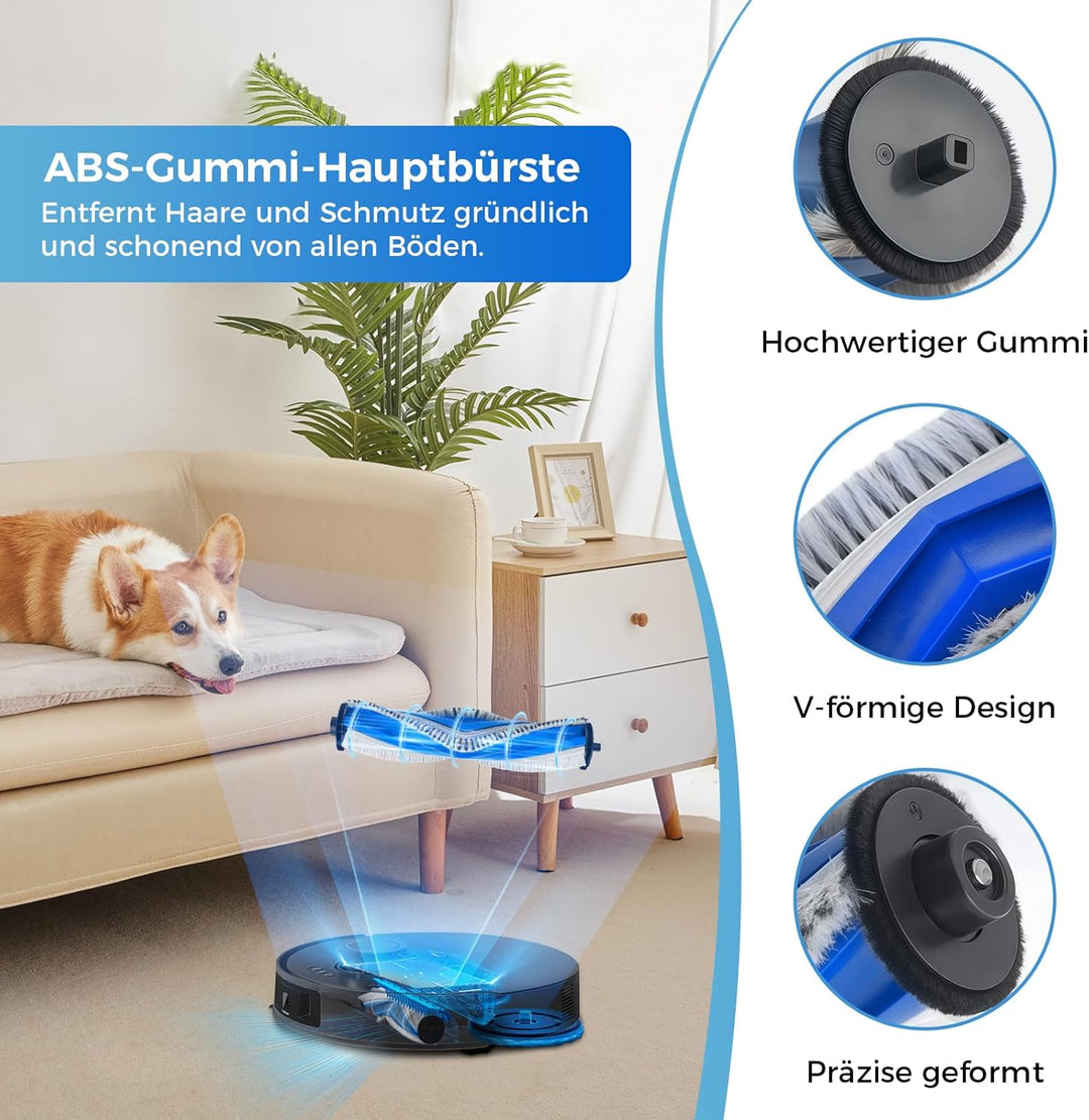 25 Stück Zubehör Kompatibel für ECOVACS DEEBOT T30 Omni / T30 PRO Omni Saugroboter, Ersatzteile mit