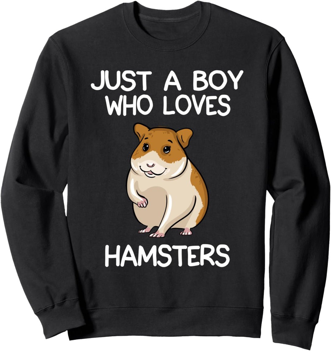 Just A Boy Who Loves Hamsters Mouse Hamster Mouse Hamster Sweatshirt