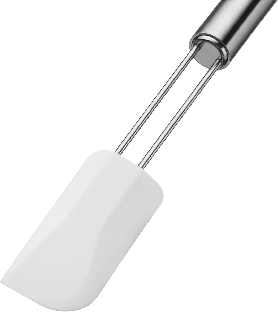 WMF Profi Plus Teigschaber 24 x 3 cm, Cromargan Edelstahl teilmattiert, Silikon, spülmaschinengeeign