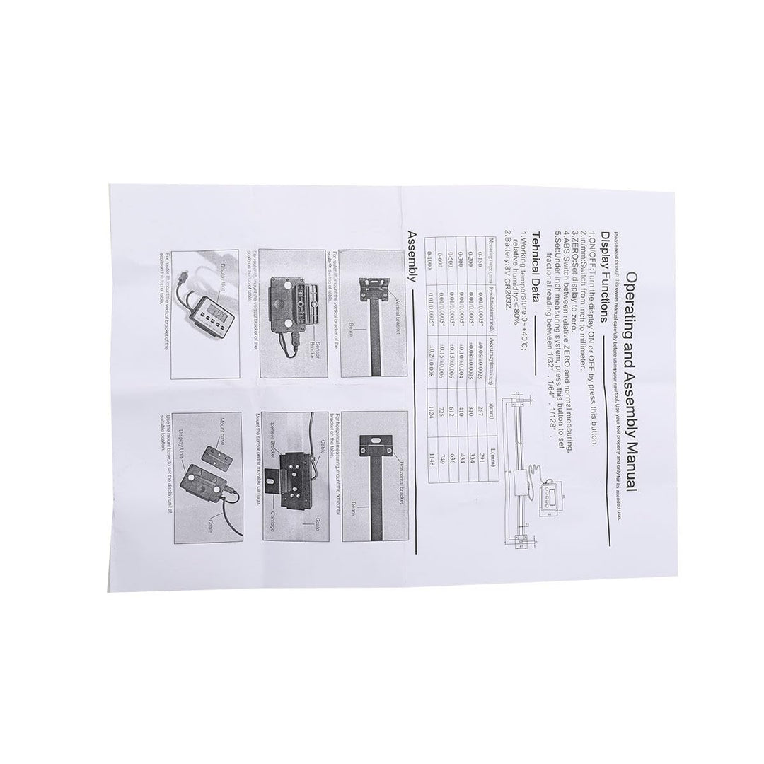 LCD Digitalanzeige Kit 0-300mm Digital Readout Kit Linearskala Anbaumessschieber Präzises LCD-Ausles