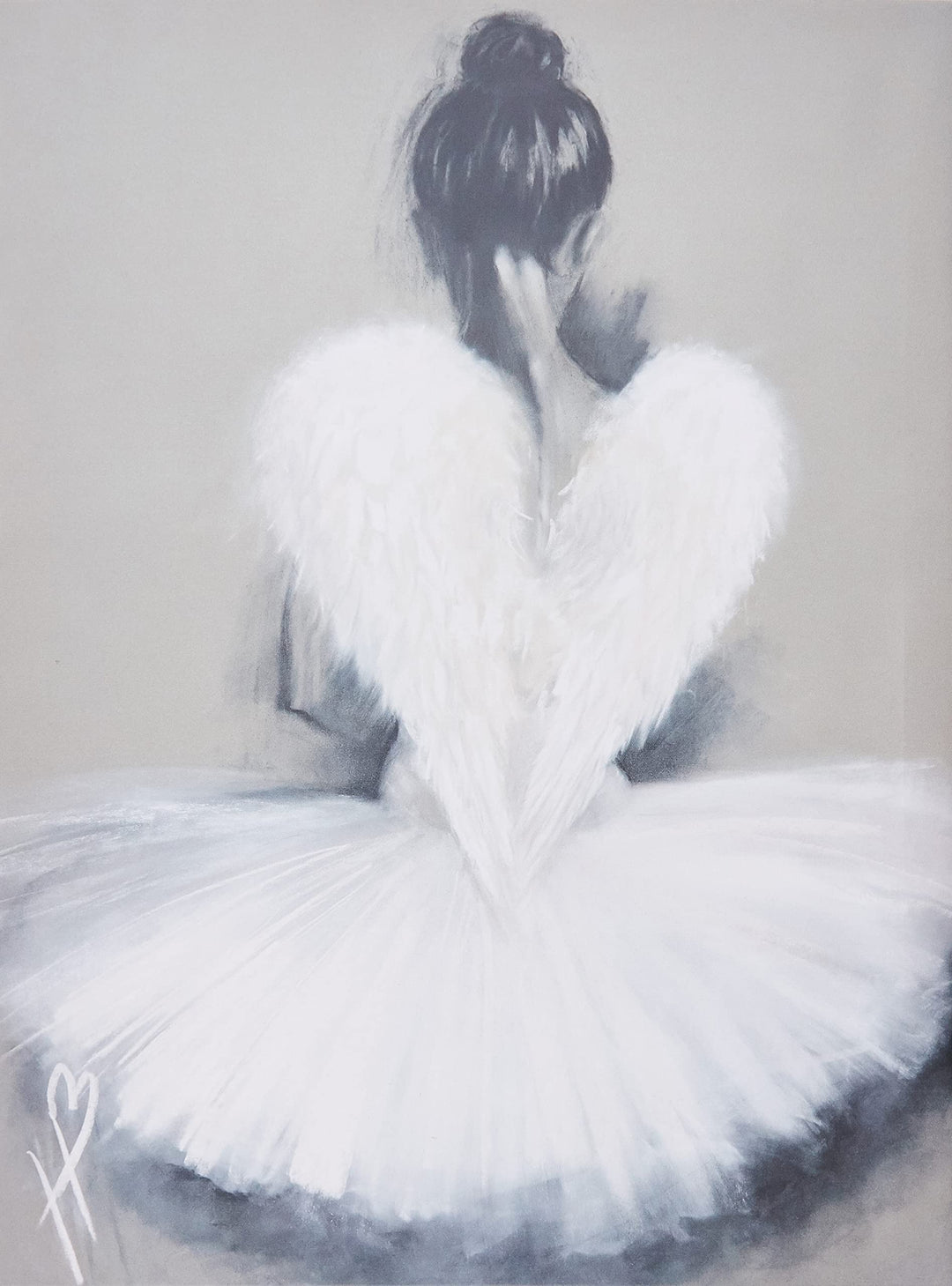 Hazel Bowman Engel Flügel Kunstdruck auf Leinwand 60 x 80 cm
