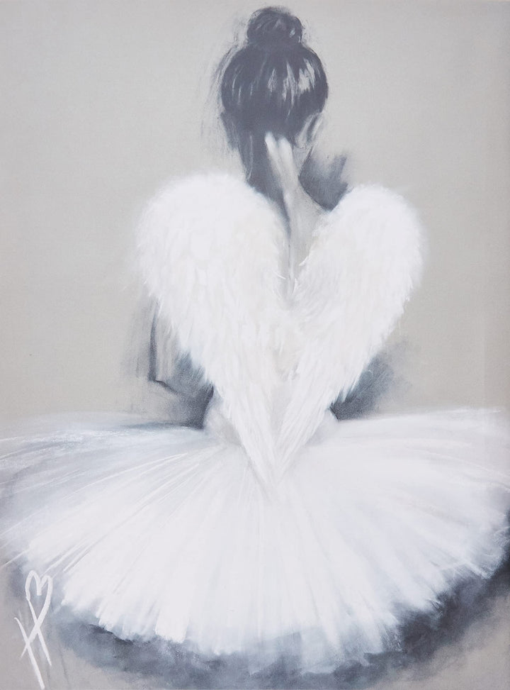 Hazel Bowman Engel Flügel Kunstdruck auf Leinwand 60 x 80 cm