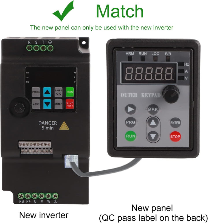 380 V 2.2kw Mini VFD Frequenzumrichter 3 phasen-Wechselstrom Wechselrichter für 3 phasen Drehstrommo