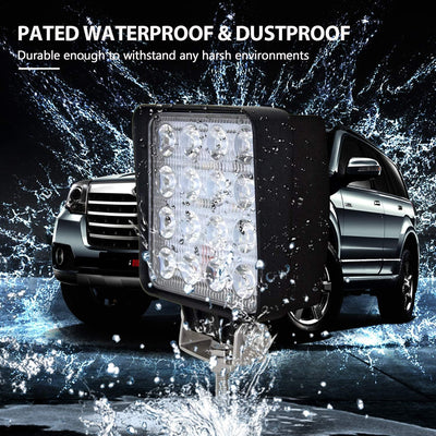 Willpower 10pc LED Scheinwerfer 4‘’ 10cm 48W LED Arbeitsscheinwerfer 12V 24V Zusatzscheinwerfer Auto