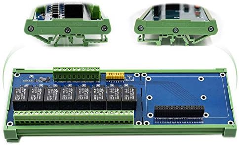 Waveshare Raspberry Pi Expansion Board 8-Channel Relays Loads up to 5A 250V AC or 5A 30V DC for Pi A