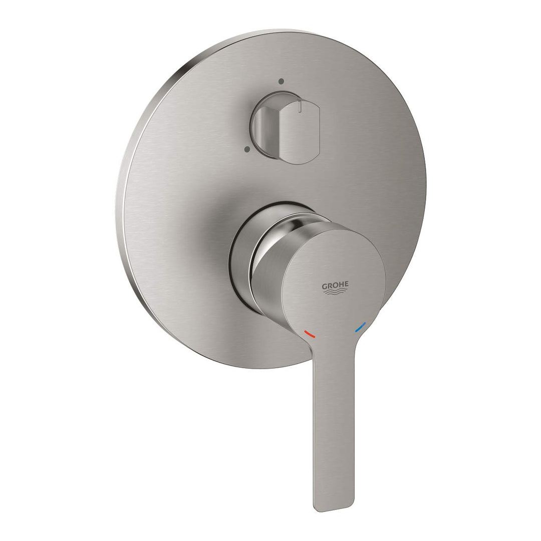GROHE Lineare | Einhandbatterie mit 3-Wege Umstellung | supersteel | 24095DC1