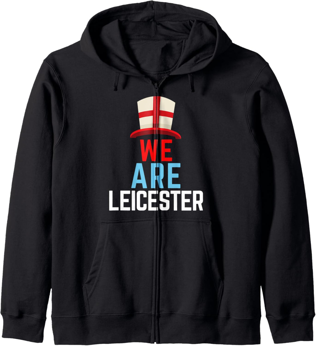 Wir sind Leicester England Flag Sports Kapuzenjacke
