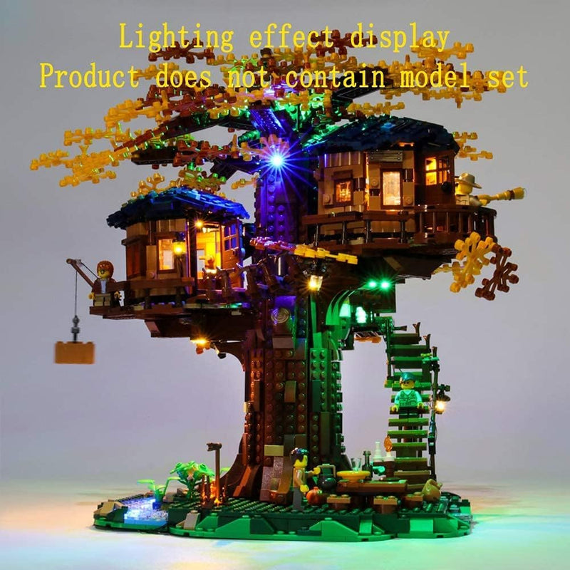 GEAMENT Verbesserte Version LED-Licht-Set für Ideas Baumhaus (Tree House) – kompatibel mit Lego 2131