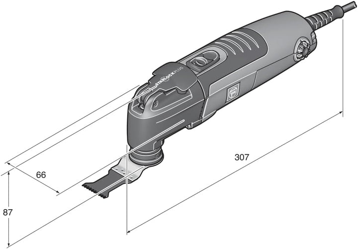 FEIN Multimaster MM 300 Plus Start, Das effektive MultiTool mit der Grundausstattung zum Sägen in Ho