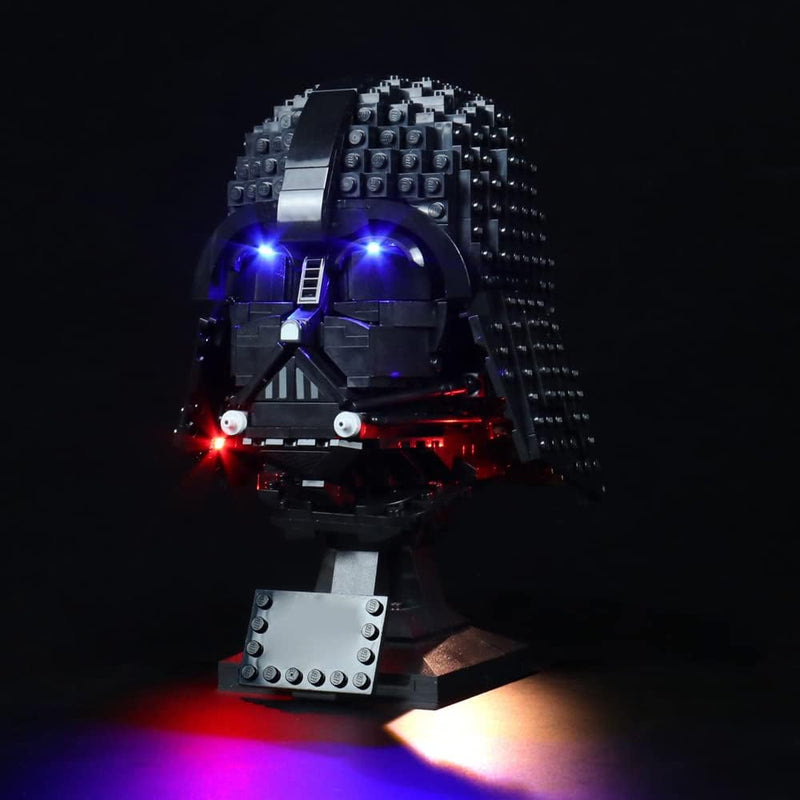 Led Licht Set für Lego Darth Vader Helm, Led Dekorations Beleuchtungs Set für Lego 75304, Light Kit