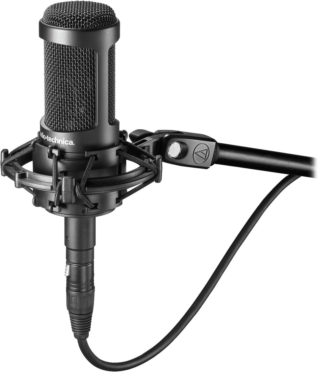 Audio-Technica AT2035 Kondensatormikrofon mit Nieren-Richtcharakteristik (XLR Anschluss) für Musik,