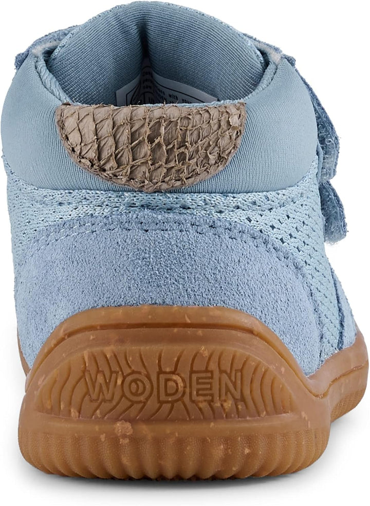 Woden Unisex Baby Tristan First Walker Shoe 19 EU Blue Skies, 19 EU Blue Skies