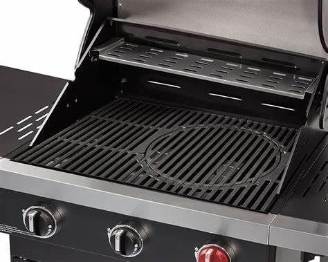 GFTIME Gusseisen Grillrost 41,5 x 59cm für Enders Chicago 3, Switch Grid Rost-in-Rost System für End