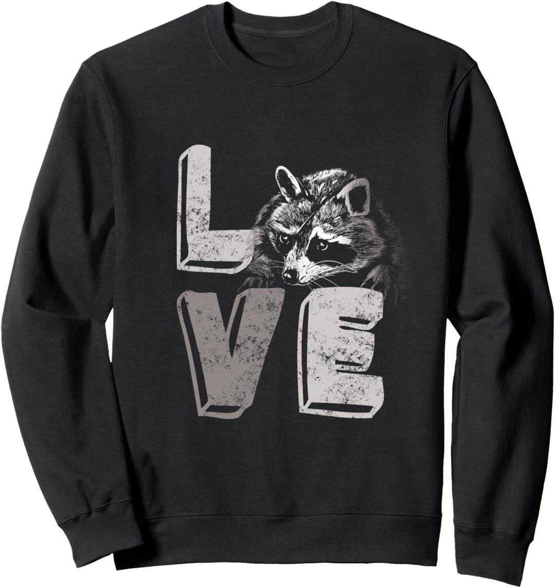 Waschbär Raccoon Sweatshirt