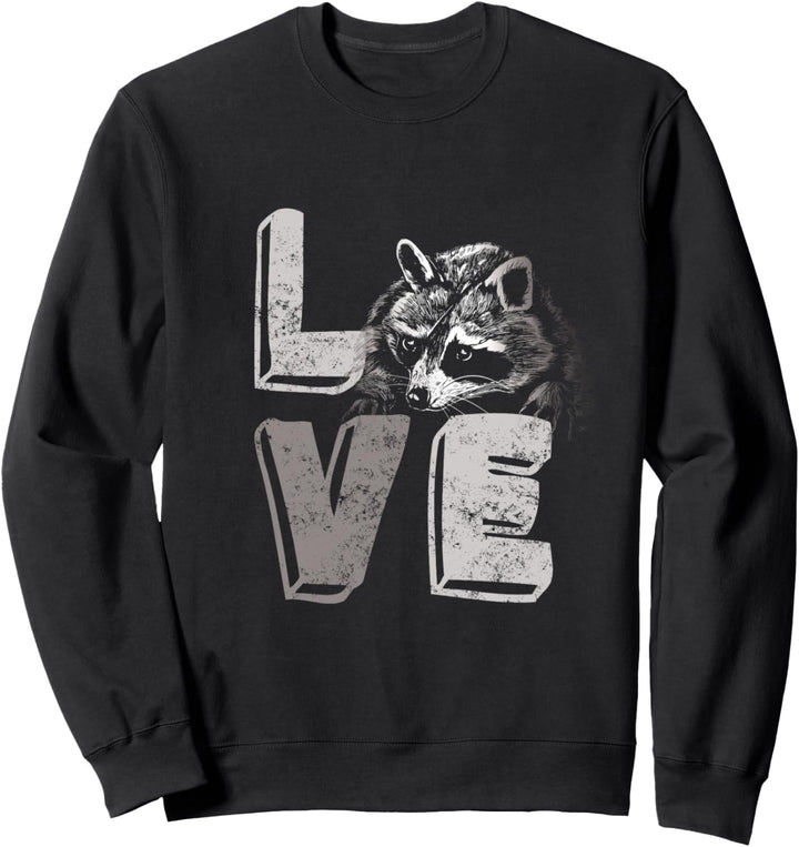 Waschbär Raccoon Sweatshirt