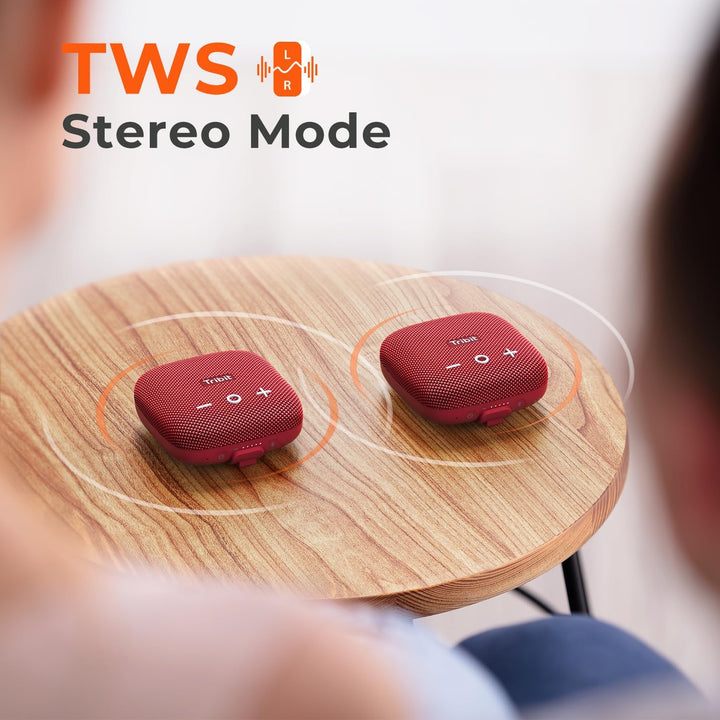 Tribit Bluetooth Portable Lautsprecher StormBox Micro 2 IP67 wasserdichte mit leistungsstarkem kabel