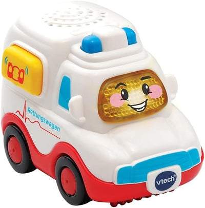 Vtech 80-242104 Tut Tut Baby Flitzer - 3er Set Einsatzfahrzeuge (Feuerwehrauto, Rettungswagen, Poliz