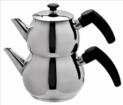 Teekanne Set mini Edelstahl 18/10 Turkisch Tee Kochset
