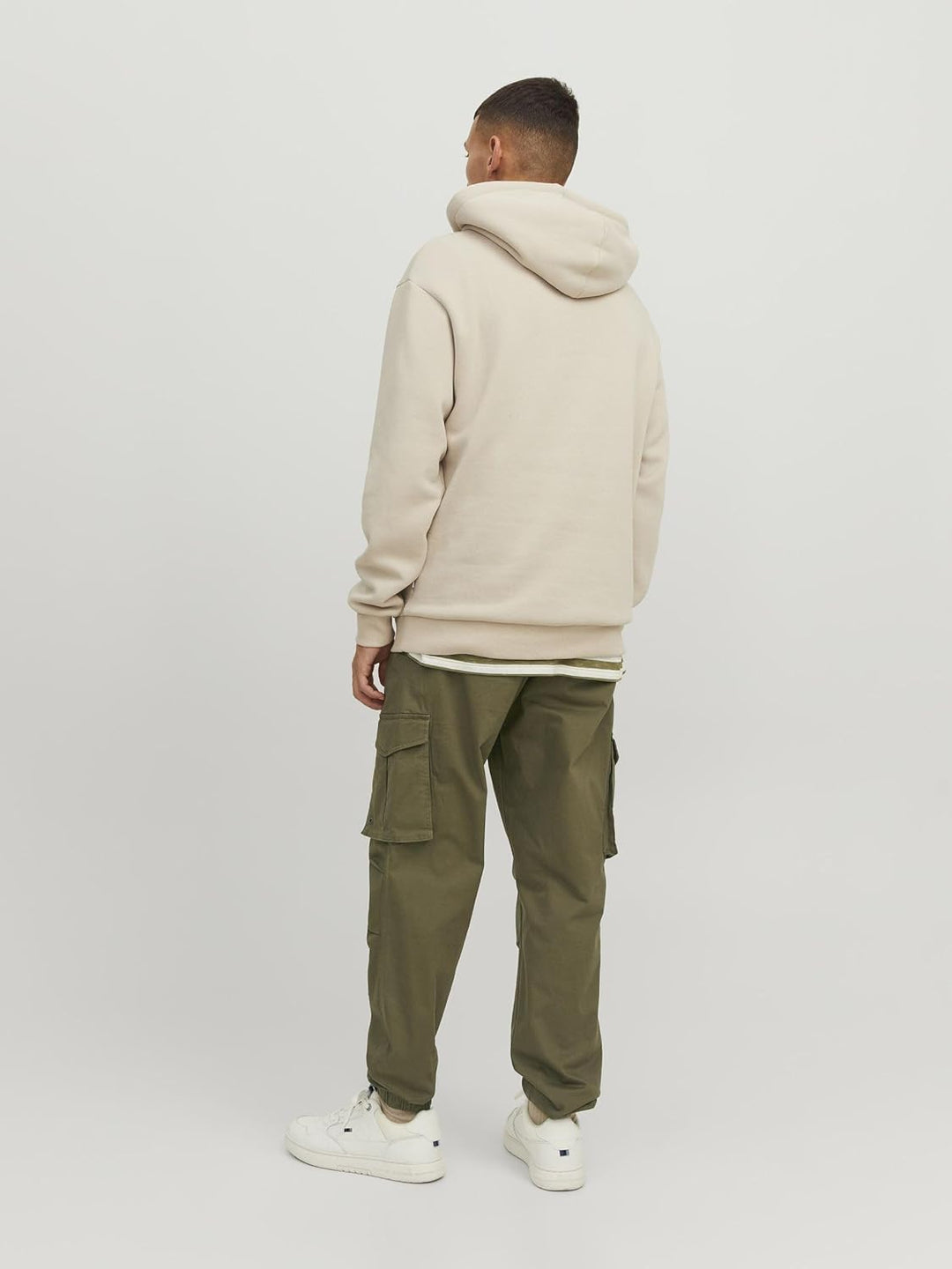 JACK & JONES Male Cargo-Hose Relaxed Fit Cargo-Hose M Olive Night, M Olive Night