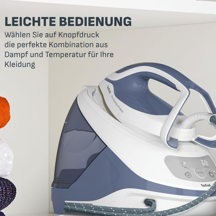 Tefal GV9225 Pro Express Protect Dampfbügelstation | 7,6 Bar Dampfdruck | variable Dampfmenge: 140 g