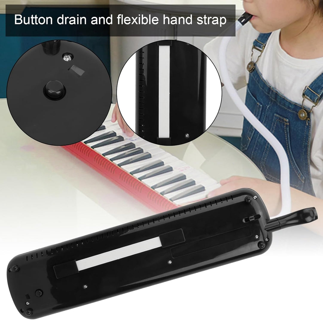 32 Tasten Melodica ABS IRIN Melodica Geeignet für Anfänger Übungstasche Blasmusikinstrument Tastatur
