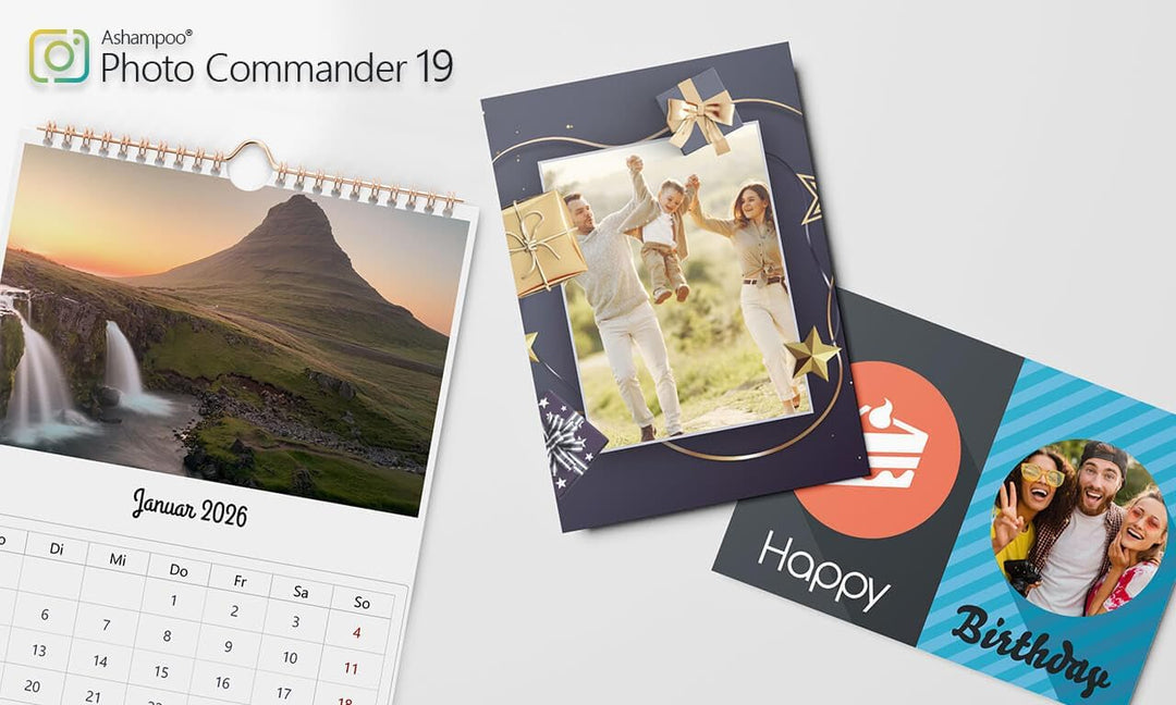 Photo Commander 17 - Bildbearbeitungsprogramm in Deutsch, umfangreiche Funktionen, einfach zu bedien
