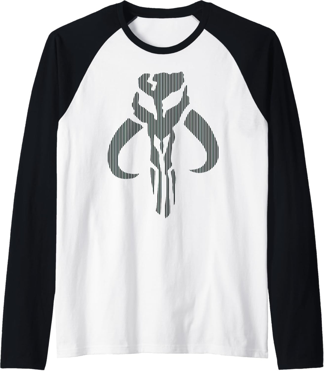 Star Wars: The Mandalorian Striped Logo Raglan