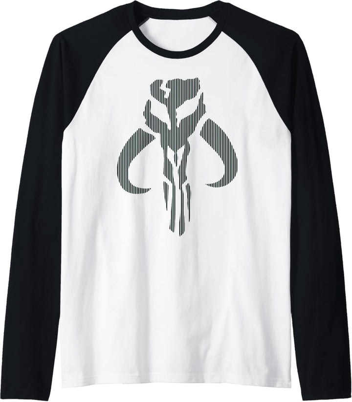 Star Wars: The Mandalorian Striped Logo Raglan