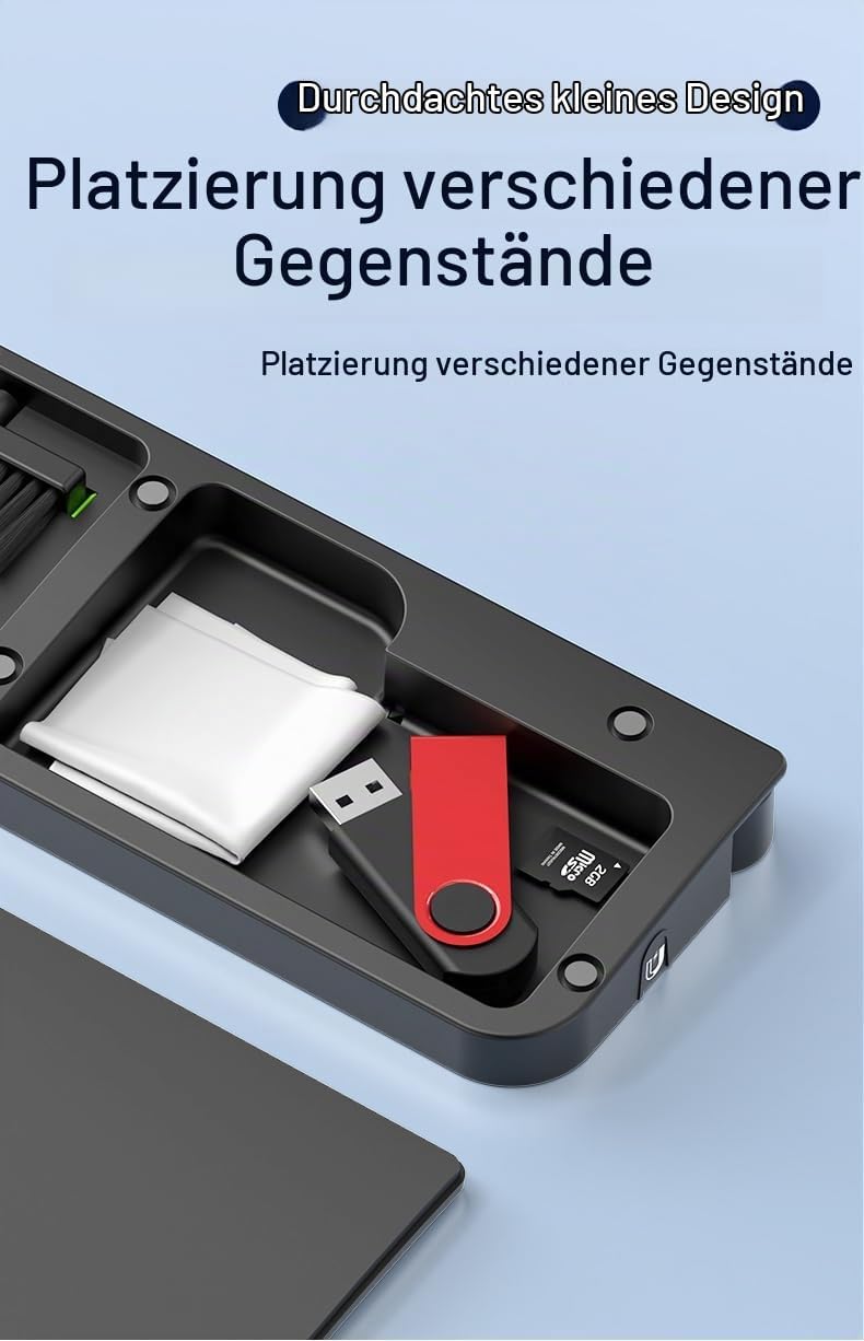 GK GAMAKAY 42,7cm Tastatur-Handgelenkauflage mit Reinigungswerkzeug-Set, Handballenauflage aus ABS u