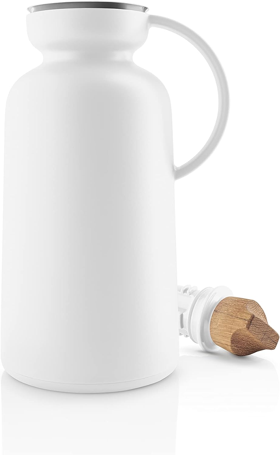 EVA SOLO | Silhou. Isolierkanne 1l white | Zu 100 % tropffreie Isolierkanne mit Stahleinsatz | White