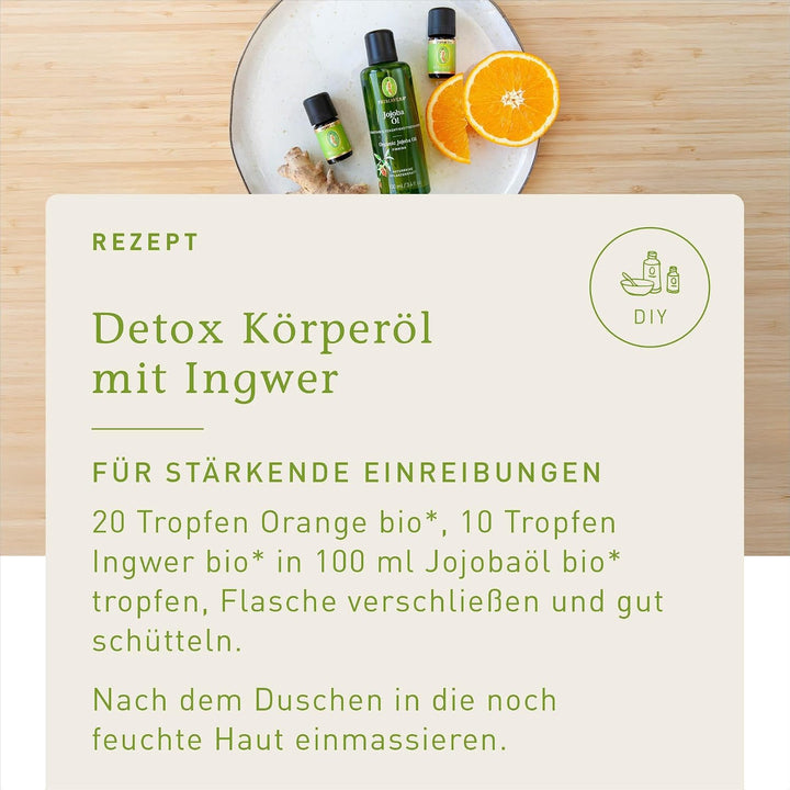 PRIMAVERA Pflegeöl Jojobaöl bio 100 ml – naturreine Pflanzenkraft – Glasflasche – Aromaöl, Körperöl,