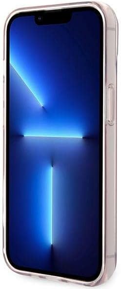 KARL LAGERFELD KLHCP14SCTTRI hülle für iPhone 14 6,1" hardcase rosa/pink Transparent Choupette Body