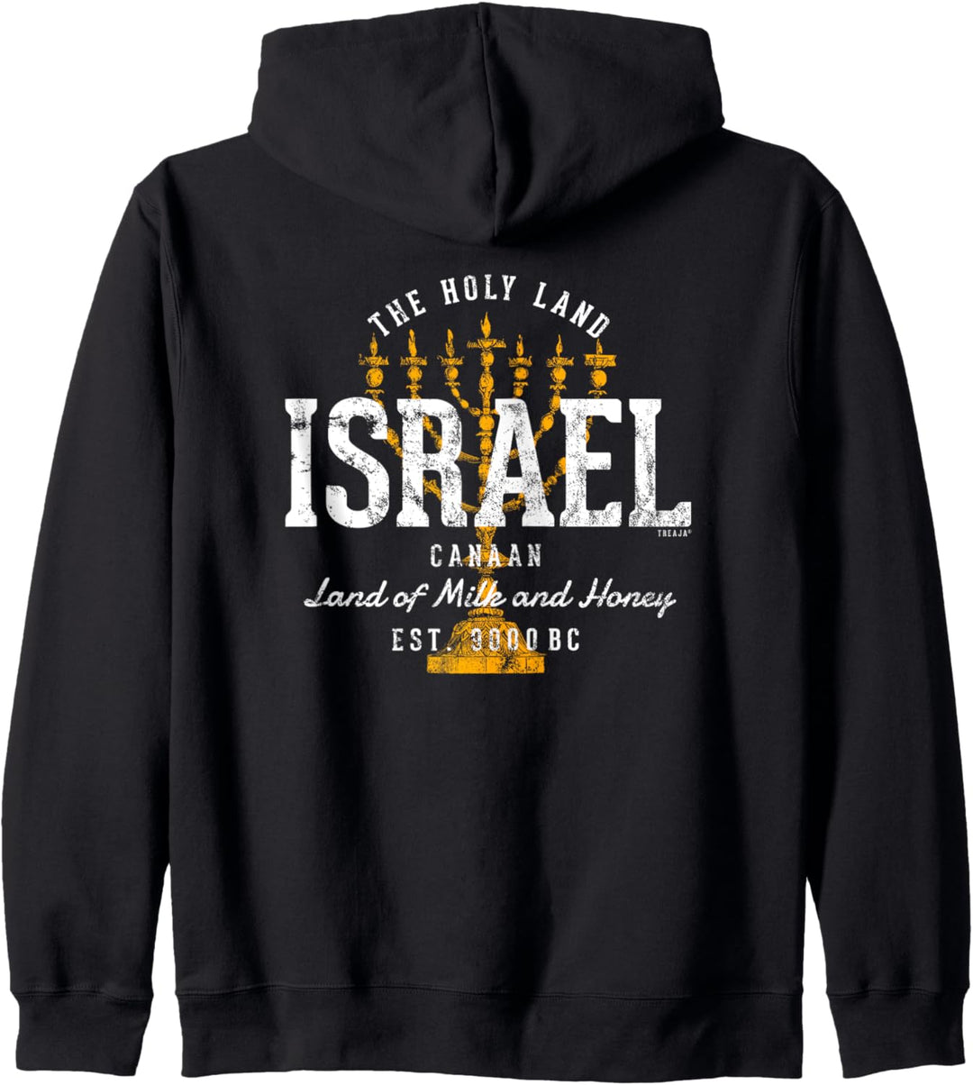 Vintage Stil Retro Israel Kapuzenjacke