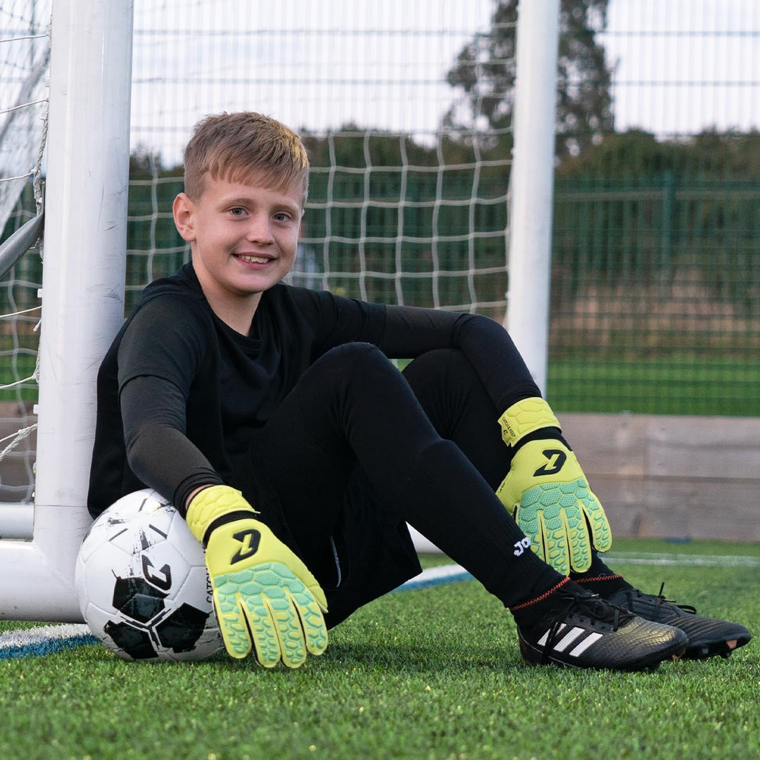 CATCH & KEEP Torwarthandschuhe Kralle Junior Pro 3.0 - Professionelle Torwart-Fussballhandschuhe für