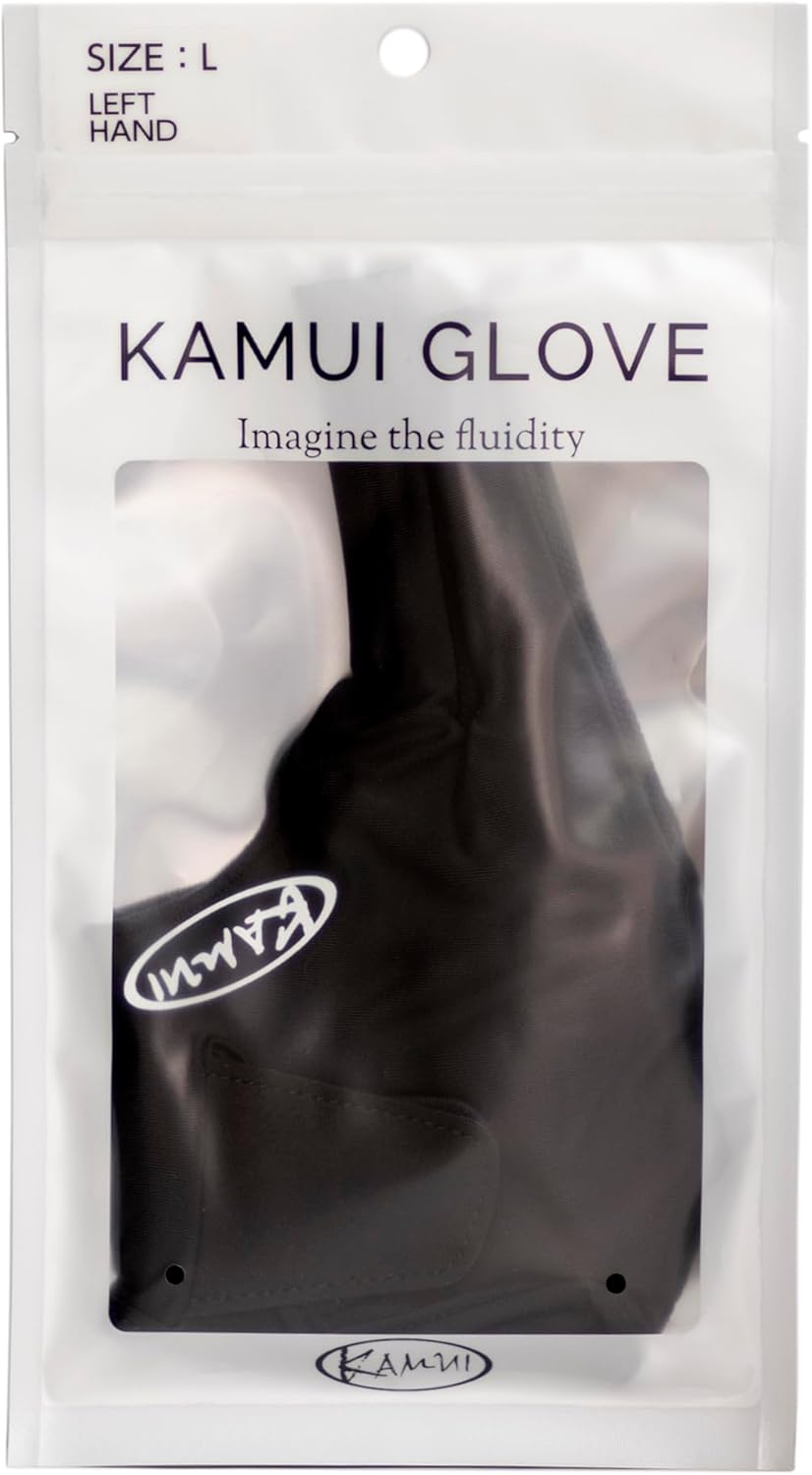 KAMUI Billardhandschuh QuickDry für linke Hand, Schwarz XL, XL