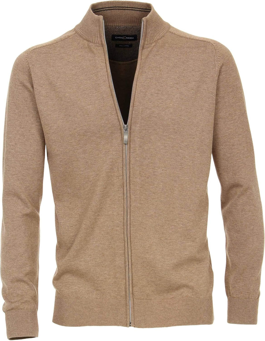 CASAMODA Herren Strickjacke, M Grauschwarz
