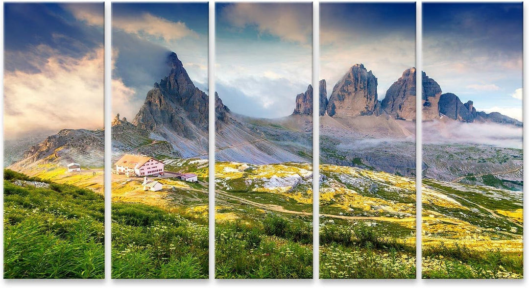 islandburner Bild auf Leinwand Rifugio Lacatelli In Nationalpark Drei Zinnen Dolomiten Südtirol Ort