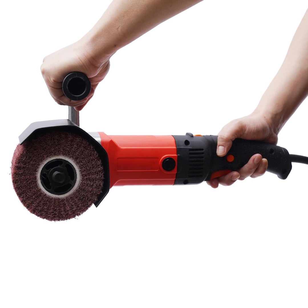 Satiniermaschine 1580W für Holz, Metall, Kunststoff - Profi Schleifmaschine mit Drehzahlregelung, 22