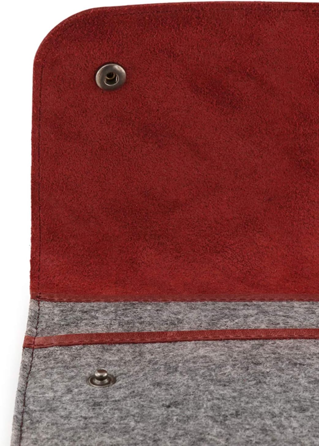 MegaGear MacBook-Tasche aus echtem Leder und Fleece, Laptop-Hülle für MacBook Pro und MacBook Air Hü