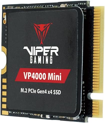 Patriot Memory Viper VP4000 Mini 1TB M.2 2230 PCIe Gen4 x4 SSD - Solid State Drive - VP4000M1TBM23,