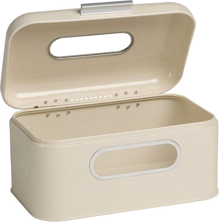 Echtwerk Brotkasten, Retro-Brotbox aus Metall mit Sichtfenster, Platzsparende Aufbewahrungsbox, Brot